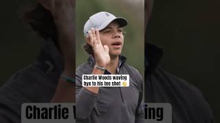 Elite celly from Tiger’s son Charlie 