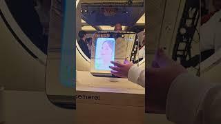 @Samsung  Beauty Mirror Micro LED Scans MY Skin! #samsung #ces  #beauty  #beautytips #tech #ces2025