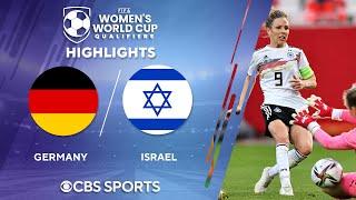 Germany vs. Israel: Extended Highlights | FIFA Women's WCQ I CBS Sports Attacking Third