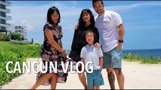 Cancun Vlog  4 Days at Waldolf Astoria Cancun & Layover at Panama - Margarita making, fam time