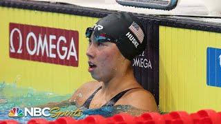 Torri Huske takes gold in 100m butterfly at World Swimming Championships | NBC Sports