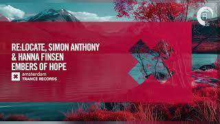 VOCAL TRANCE: Re:Locate & Simon Anthony & Hanna Finsen - Embers Of Hope [Amsterdam Trance] + LYRICS