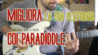 Lezione #8 Paradiddle Picking // migliora la tua plettrata coi...PARADIDDLE?!?! // Davide Pepi