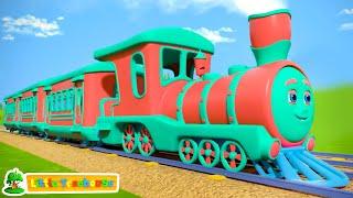 The Wheels On the Train, Taxi & More Vehicle Songs & Rhymes for Kids