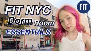 FIT NYC COLLEGE DORM ROOM ESSENTIALS | Fashion Institute of Technology Dorms