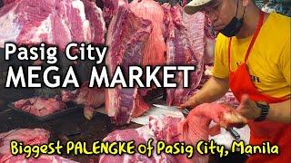 PASIG CITY MEGA MARKET | Local Filipino Food Market - PALENGKE TOUR  in Pasig City, Philippines