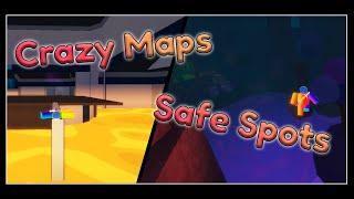 Crazy Maps Safe Spots! Flood Escape 2 - Roblox