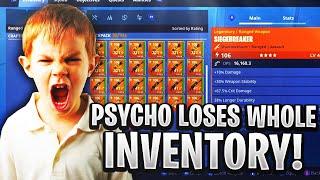 Psycho Rich Kid Loses Whole Inventory! (Scammer Gets Scammed) Fortnite Save The world