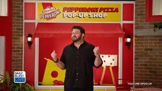 Adam Richman Talks Pepperoni Pizza on Daily Blast Live