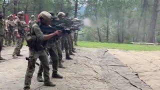 Para SF and US army joint Firing drill | Ex Vajra Prahar | IWI Tavor