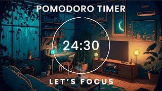 2-Hour Study With Me  Deep Focus Lofi Music, Study & Work ︎ Pomodoro 25/05