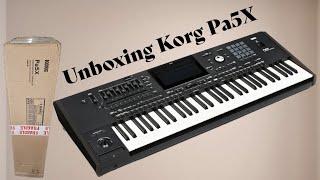 Unboxing Korg PA5X