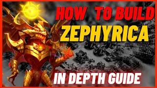 How To Build Zephyrica Like Pro | Traits/Enhancement Given | Don't Miss | Castle Clash