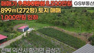 [익산토지매매] 함라면 금성리 899㎡(272평) 토지 매매 (물건번호1254번)