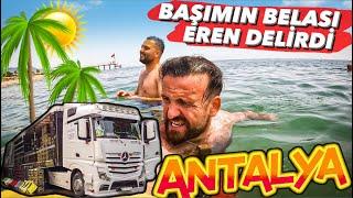 TIR’CILARIN DENİZ KEYFİ / EREN’i TIR’cılığa YETİŞTİRİYORUM / ANTALYA-ORDU JET SEBZE YÜKÜ…!