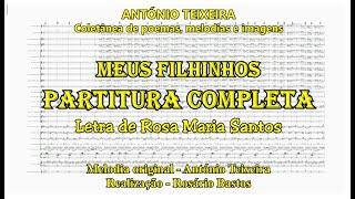 1403 MEUS FILHINHOS (Partitura Completa) compositor António Teixeira / Cabeceiras / Coletânea