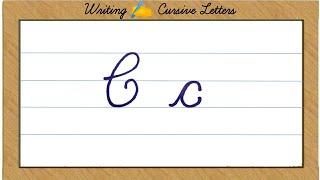 Writing Cursive - Capital Letter C and Small Letter c