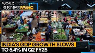 India GDP Growth Slumped To Seven-Quarter Low | India Economy News | World Business Watch | WION