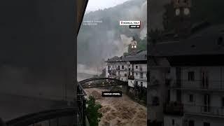 Torrential rain causes massive flooding, landsides in northern Italy