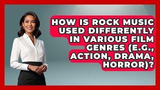 How Is Rock Music Used Differently In Various Film Genres (e.g., Action, Drama, Horror)?