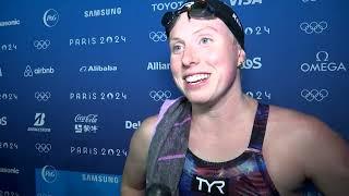 INTERVIEW: Lilly King reacts to near miss in 100-meter breaststroke