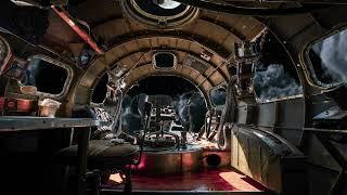 B-17 Bomber View From Tail | White Noise | Deep Sleep | Focus | Study | Block out Background Noise