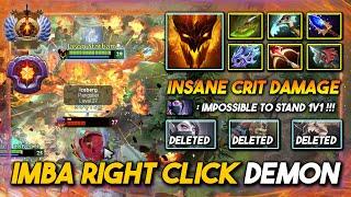IMBA RIGHT CLICK MID By JimPark Shadow Fiend With Insane Crit Damage Even TA Can't Stand 1v1 DotA 2