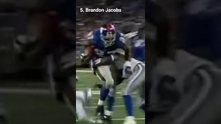 Top 5 RBs in New York Giants History #football #nfl #nflfootball #runningback #newyorkgiants #sports