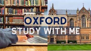 3-HOUR STUDY WITH ME (NO BREAKS) | Keble College | University of Oxford | Library Sounds