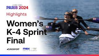 WHAT A RACE!  | Women's K-4 500m Canoe Sprint | #Paris2024