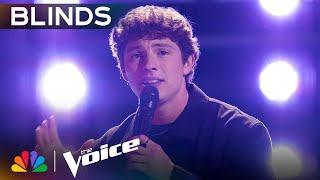 Britton Moore Wins a Four-Chair Turn With Coldplay's "Yellow" | The Voice Blind Auditions | NBC