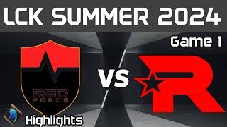 NS vs KT Highlights Game 1 LCK Summer 2024 NS RedForce vs KT Rolster by Onivia