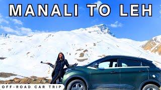 Manali to Leh Ladakh Road Trip | Baralachala Pass | Jispa | Darcha | Leh Manali Road Condition Day 1