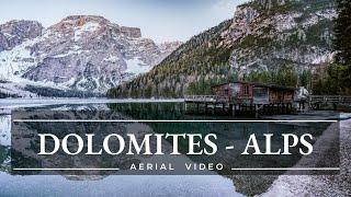 Dolomites, Alps - Italy | Aerial Tour By Drone #dolomites #dolomiti #alps #italy #winter