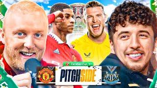 MAN UTD 2-0 NEWCASTLE ft. Chip & Arthur TV- Pitch Side LIVE!