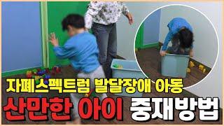 산만한 아이 중재방법/autism/자폐스펙트럼 발달장애 아동을 위한 뇌발달강의