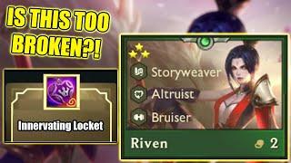 3 Star Riven Re-Roll With Innervating Locket Is Completely Unbalanced I Set 11 TFT