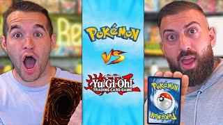 Pokemon Cards vs Yugioh Cards! The ULTIMATE Pack Battle!