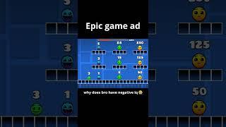 Epic Game Ad  - Lobotomy Dash #geometrydash #fireinthehole #shorts