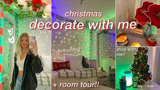 DECORATE WITH ME: christmas room MAKEOVER & TOUR 2021!!