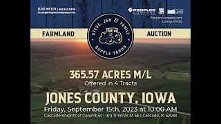 Jones Co , IA Farmland Auction   PeoplesCompany com Listing #17023