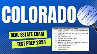 2024 Colorado Real Estate Exam Prep: Ultimate Study Guide