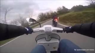 Vespa Vs bike  Highest humiliation ever seen