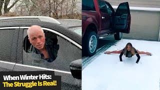 When Winter Hits...The Struggle Is Real! (Funny Ice Fails)