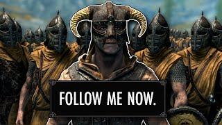 Skyrim But I Turn EVERYONE I See Into A Follower