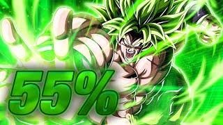 SO MANY SUPERS! LR DFE AGL BROLY 55% LINK 1 SHOWCASE! (DOKKAN BATTLE)