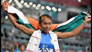 Indian Women team won GOLD in 4*400m in ASIAN GAMES [ Hima Das ]