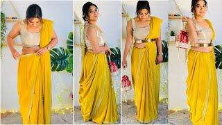 Amazing saree draping idea in very easy way #sapnaprabhat