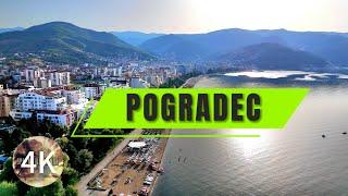 Pogradec, la città delle rose |Albania 2024| Riprese con il drone in 《4K》