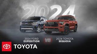 2024 Toyota Sequoia vs 2024 Ford Expedition | Toyota